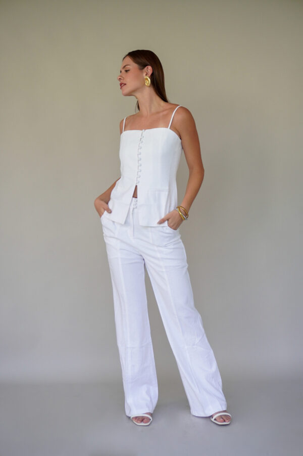 Set blanco botones forrados - Imagen 2