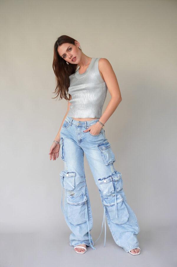 PANTALON MEZCLILLA BOLSAS - Imagen 2