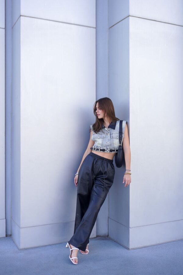 PANTALON VINIPIEL CARGO - Imagen 2