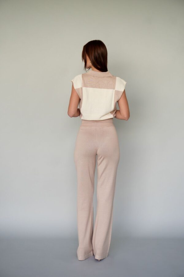 SET BEIGE CUADROS - Imagen 4